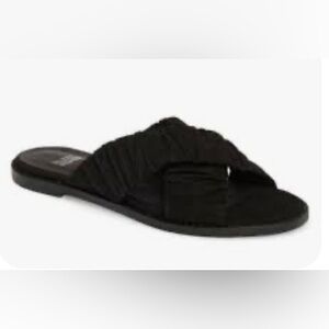 Eileen Fisher - Black Suede Sandals